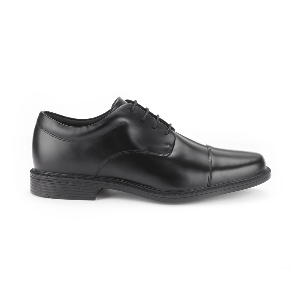 Pantofi Oxford Barbati Rockport Ellingwood Negrii - Romania 6873-ZHTNR